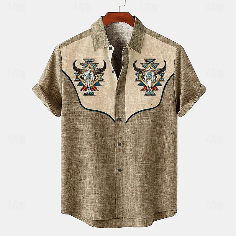 Parade Fashion Street - Camicia da uomo in lino Manica