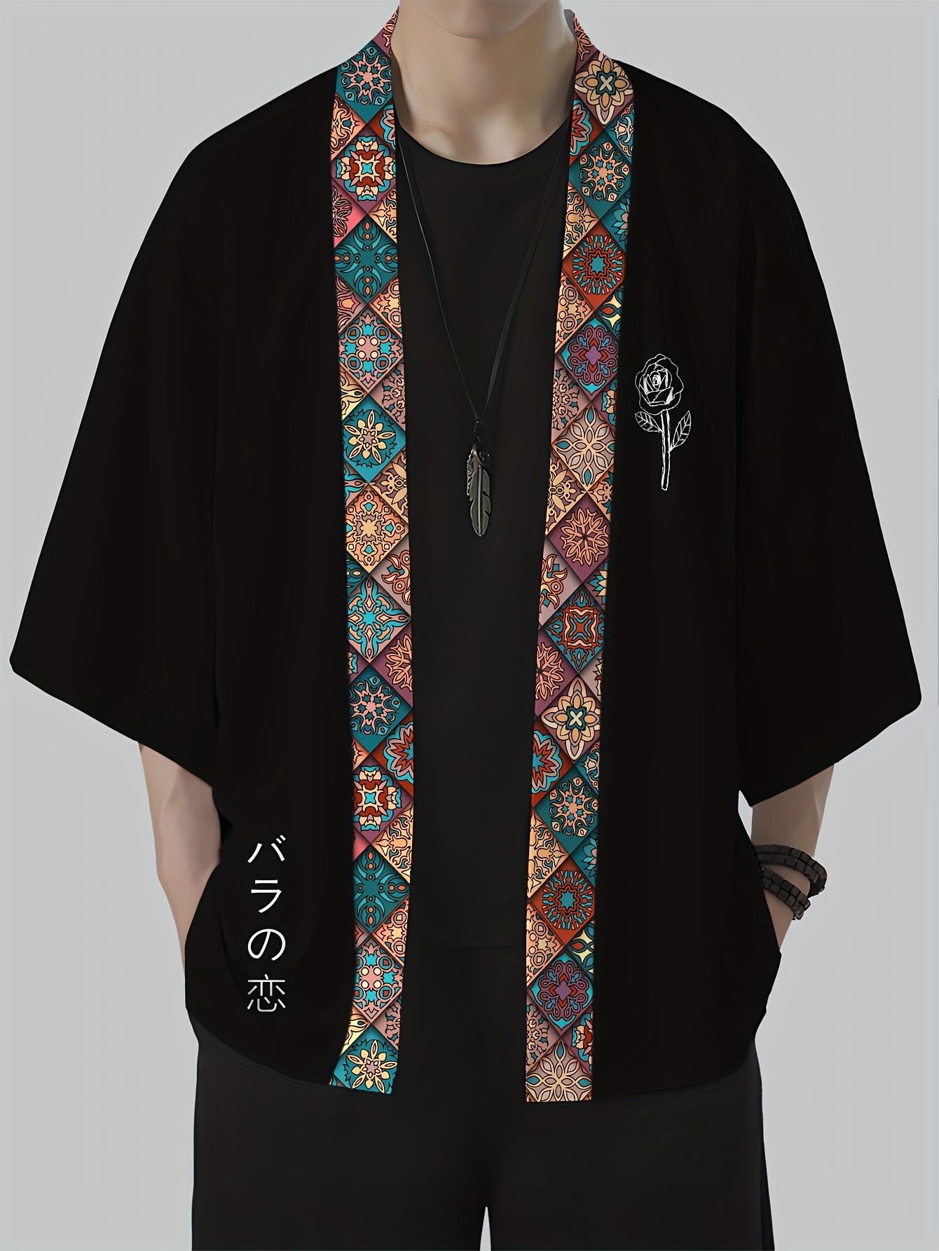 Street Fashion Designers - Kimono da uomo estivo 2026 con