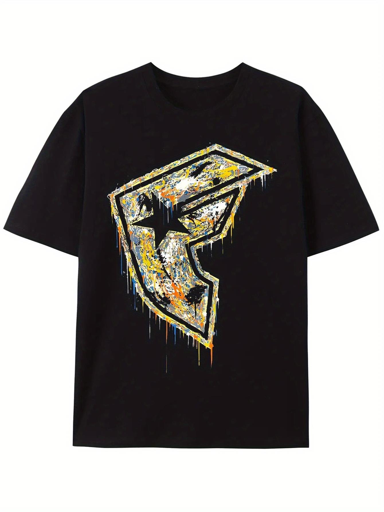 Street Fashion Essentials - T-shirt stampata Y2K retrò da uomo