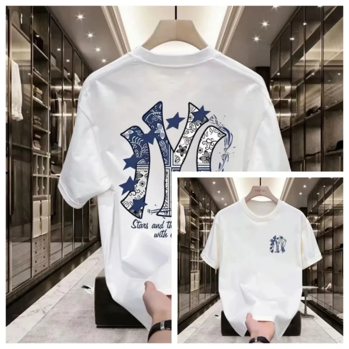 Parade Fashion Street - T-shirt da Uomo Stampata a Maniche