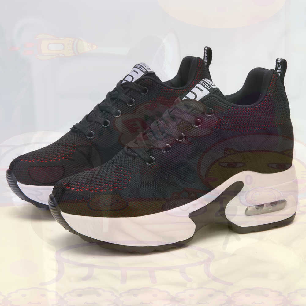 Street Fashion High End - Rosso Taglia 36 Scarpe Donna Tennis