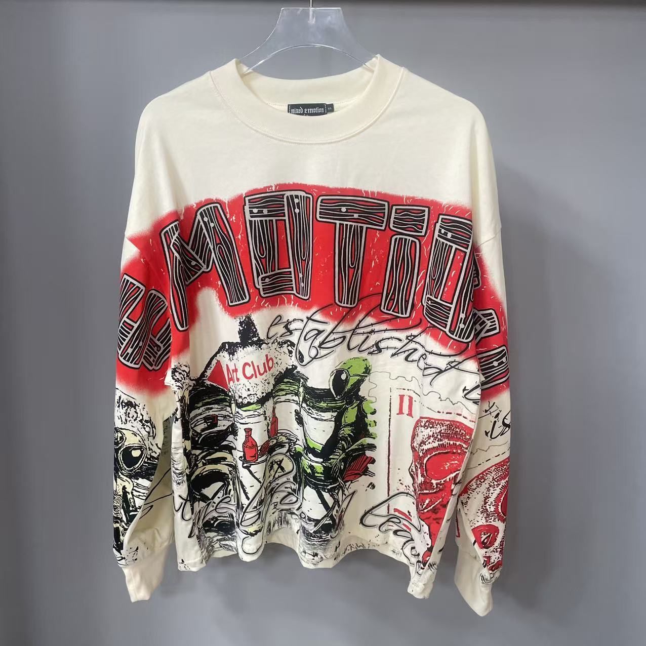 Street For Fashion - T-shirt a maniche lunghe MIXED-EMOTION di