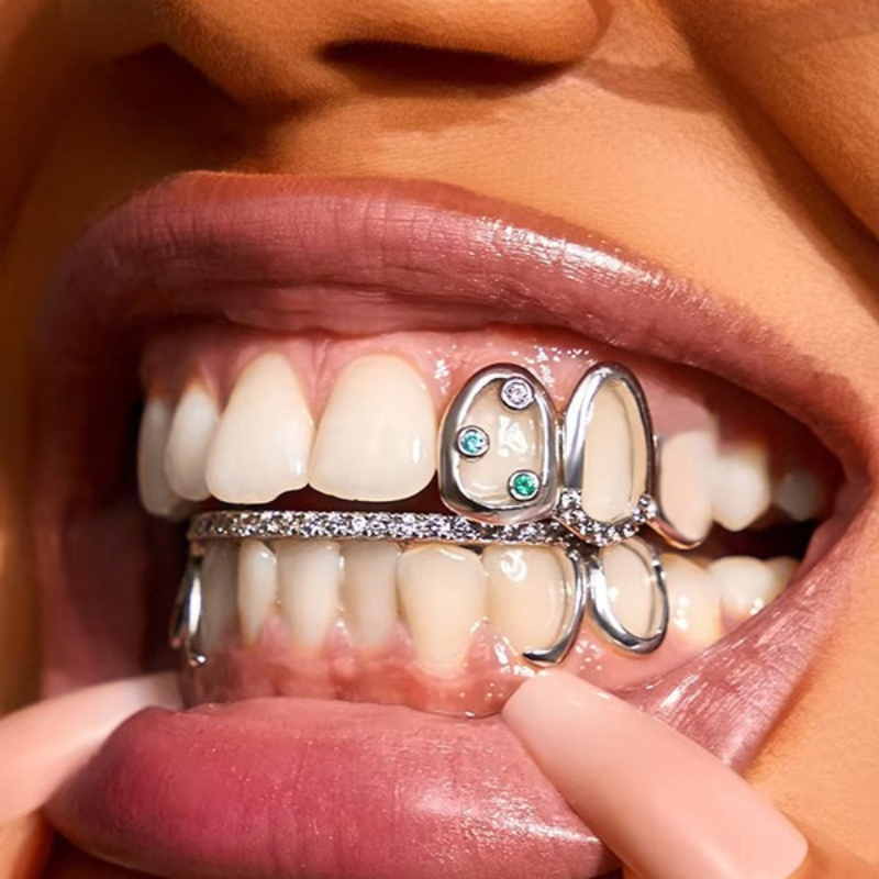 Street Fashion Essentials - 1 Pezzo Grillz per Denti in