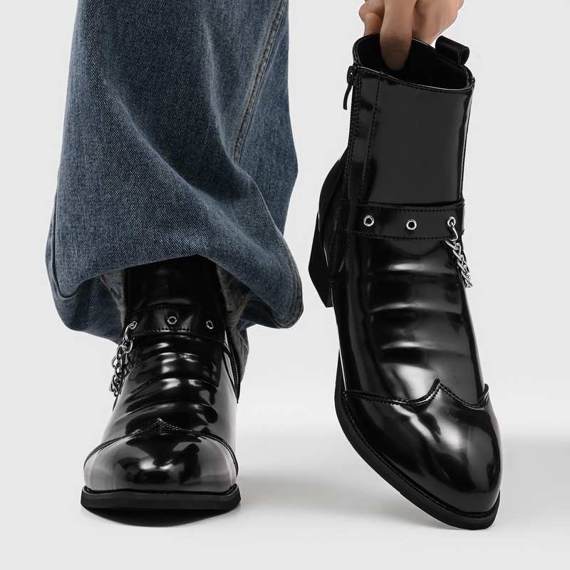 Street Fashion High End - Stivali Chelsea da Uomo Popolari con