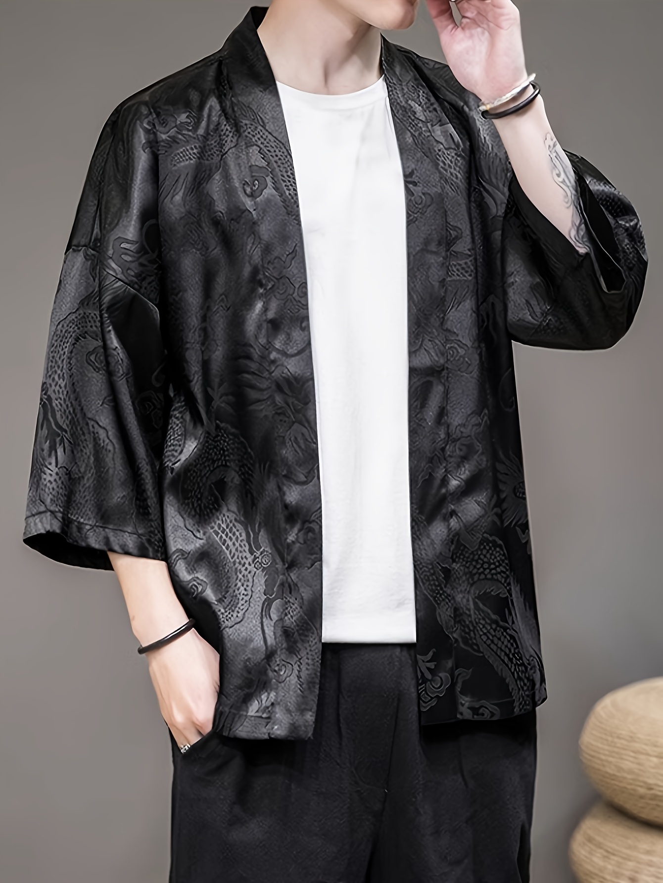 Street Fashion Designers - Kimono da uomo estivo 2026 con