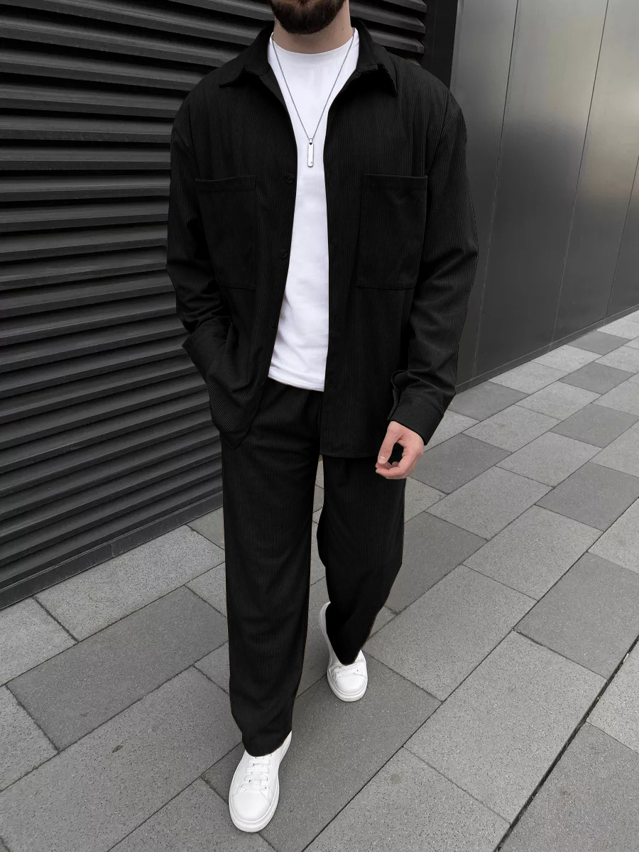 Street For Fashion - Completo da uomo in velluto a