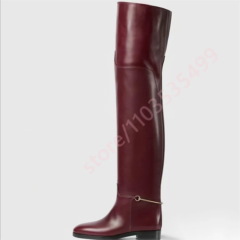 Street Fashion Lady - 2025 Stivali da donna in pelle