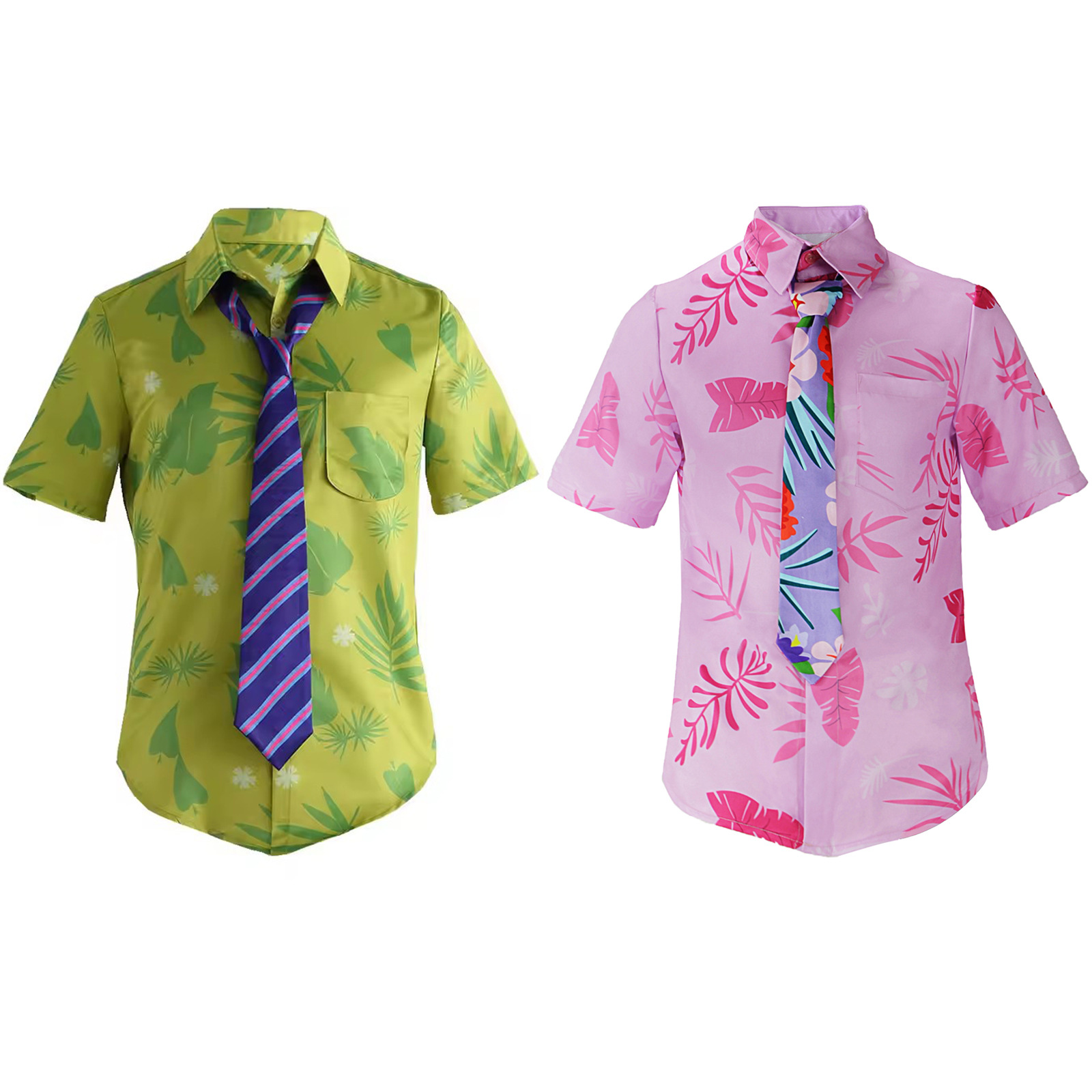 Street Fashion Hip Hop - Camicia hawaiana con stampa di chitarra