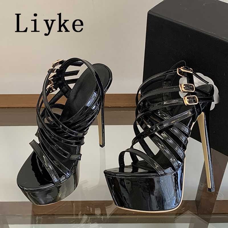 Street Fashion Lady - Liyke Sandali Estivi con Tacco Alto