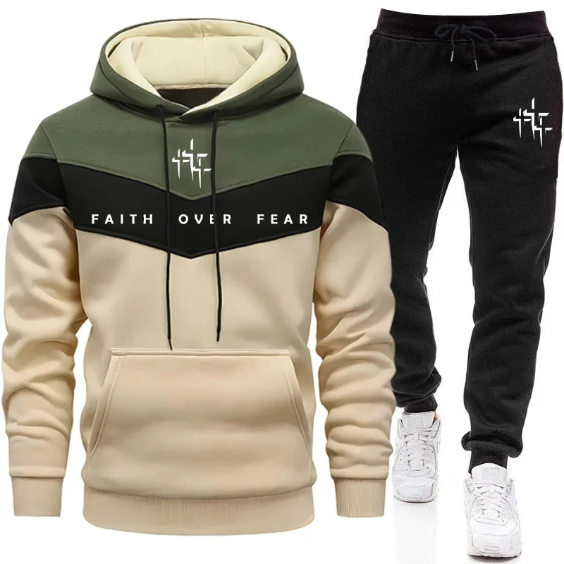 Tuta da Uomo 'Faith Over Fear' - Street Fashion Art recensione e prezzo