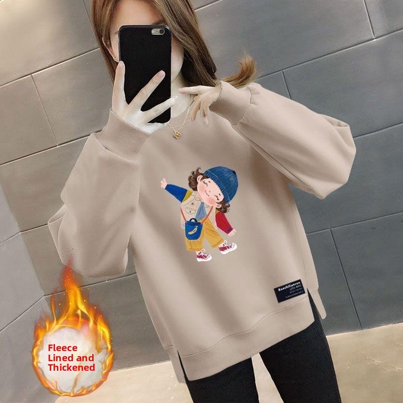 Felpa da donna oversize in pil - Oversized Crewneck Fleece recensione e prezzo