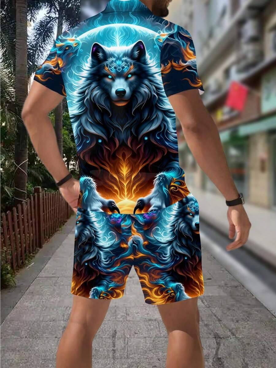Completo da uomo con stampa 3D - Street Fashion Outfit For Men recensione e prezzo