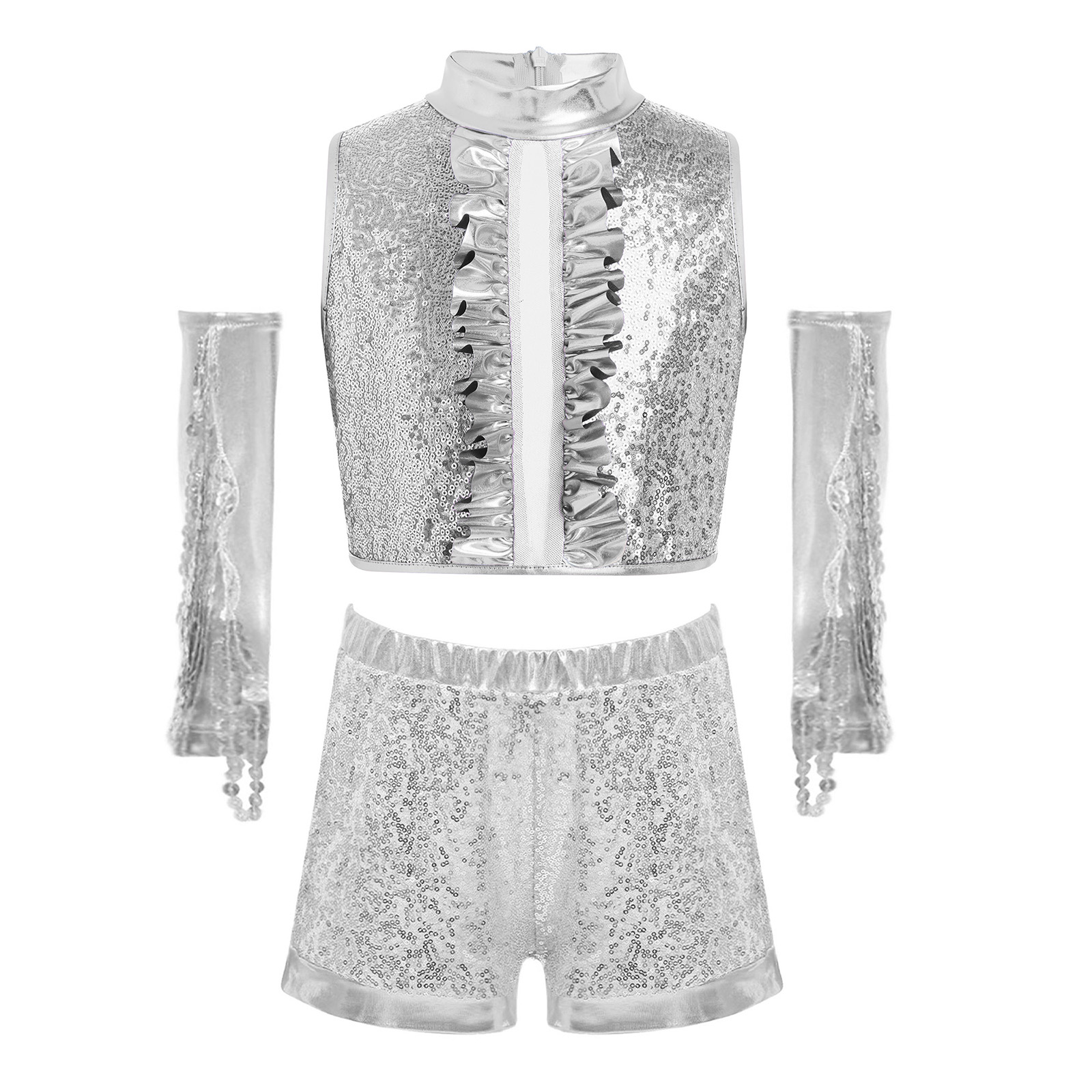 Set di Guanti con Paillettes M - Street Fashion Hip Hop recensione e prezzo