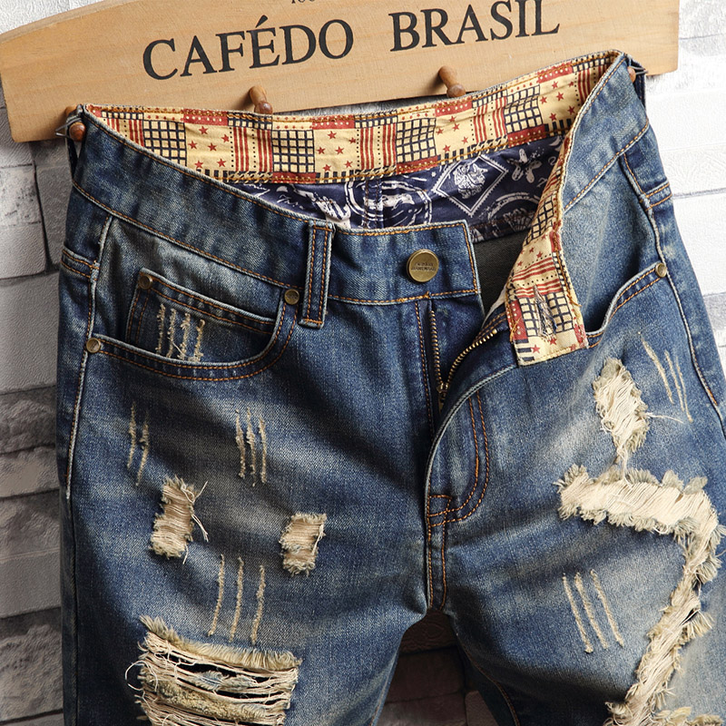Shorts in Denim Strappati Stil - Street Fashion Hip Hop recensione e prezzo