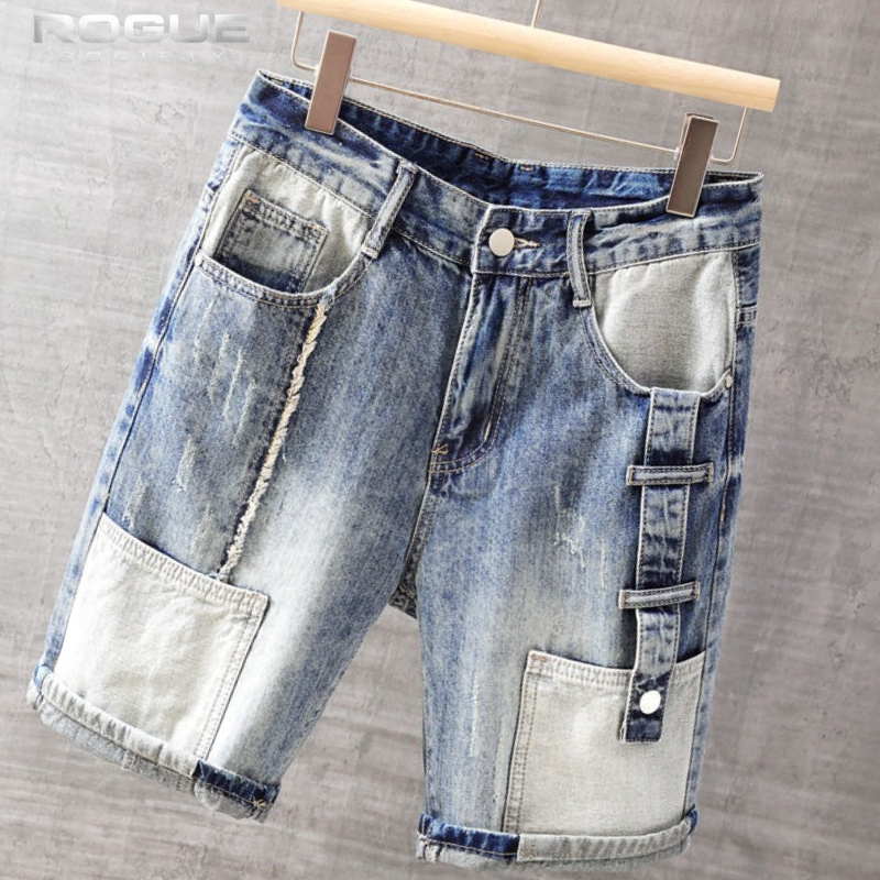 Pantaloncini di Jeans Coreani  - Street Fashion Hip Hop recensione e prezzo