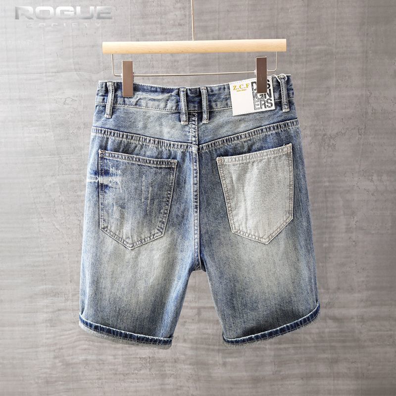 Pantaloncini di Jeans Coreani  - Street Fashion Hip Hop recensione e prezzo