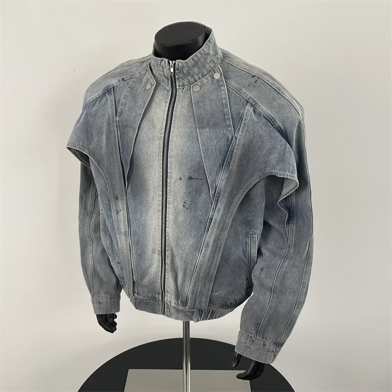 Giacca di jeans sporca invecch - Street Fashion Vibes recensione e prezzo