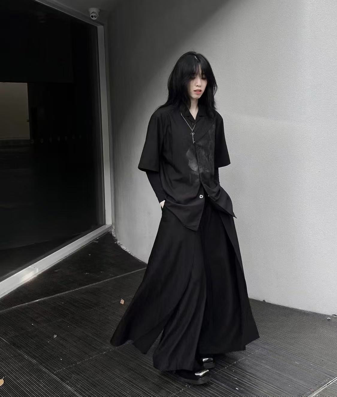 Cool Black Nuovo stile cinese  - Street Fashion Outfit For Men recensione e prezzo