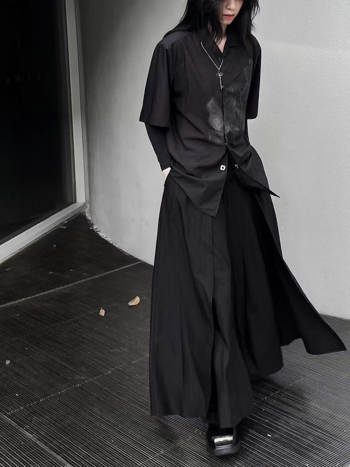 Cool Black Nuovo stile cinese  - Street Fashion Outfit For Men recensione e prezzo