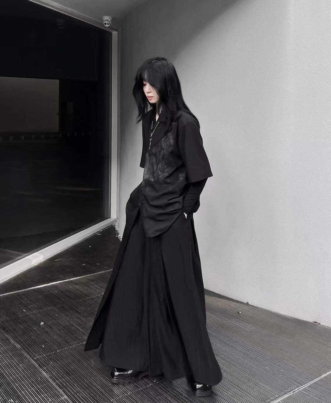 Cool Black Nuovo stile cinese  - Street Fashion Outfit For Men recensione e prezzo