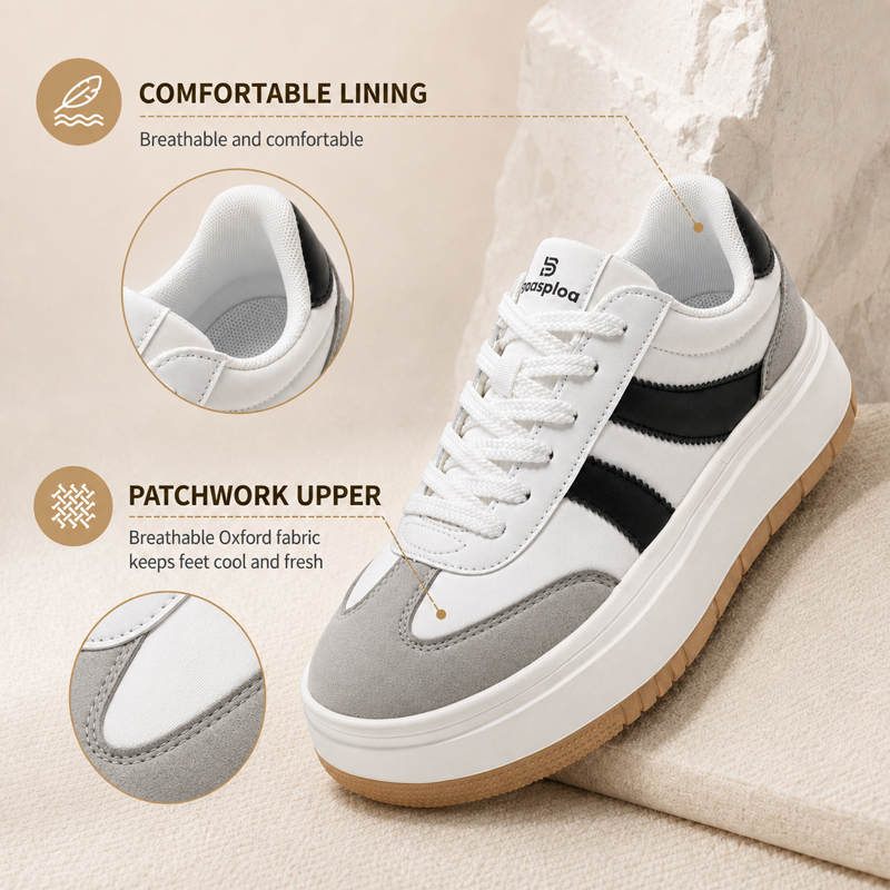 Baasploa Sneakers con plateau  - Street Fashion Walk recensione e prezzo