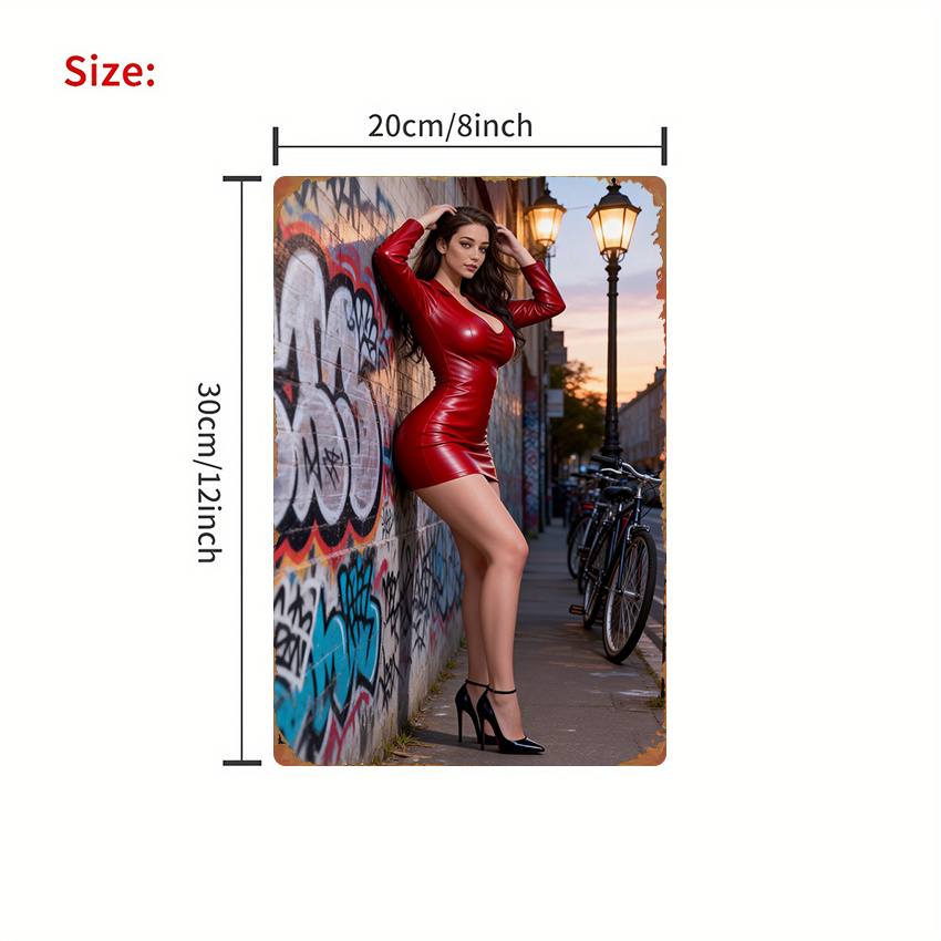 Targa Metallica Piatta 2D - Ar - Street Fashion Art recensione e prezzo