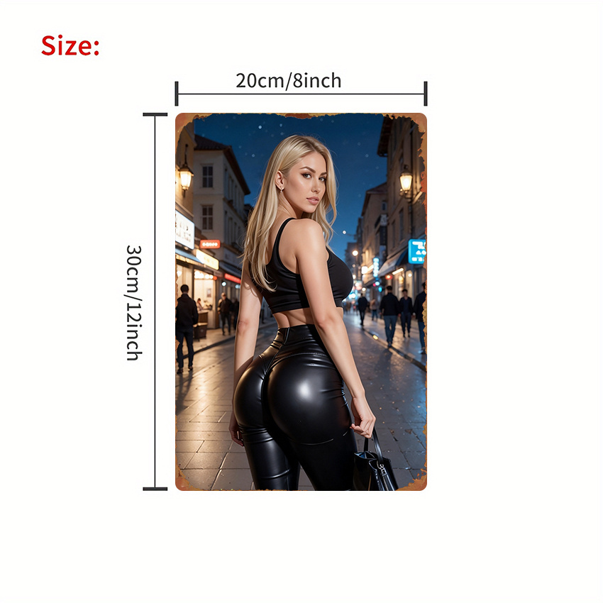 1 targa con immagine di una do - Fashion Street Night recensione e prezzo
