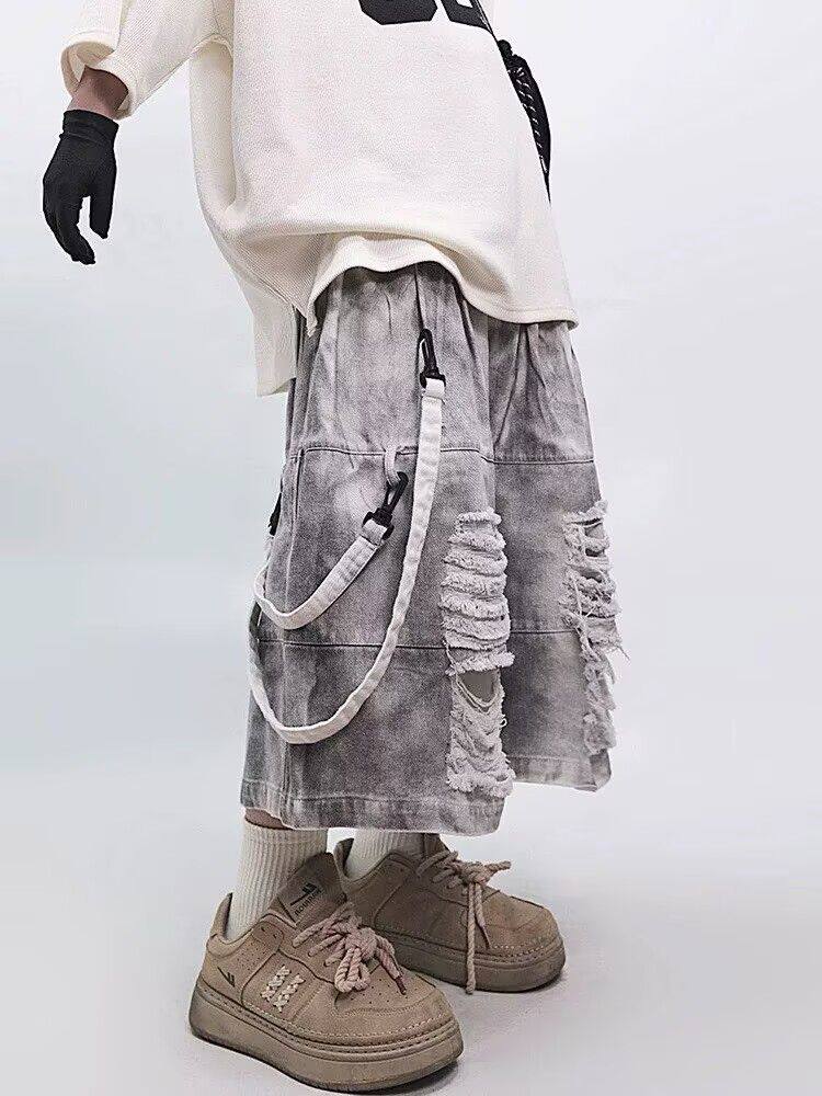 Jeans Strappati Retrò Hip-hop  - Street Fashion Hip Hop recensione e prezzo