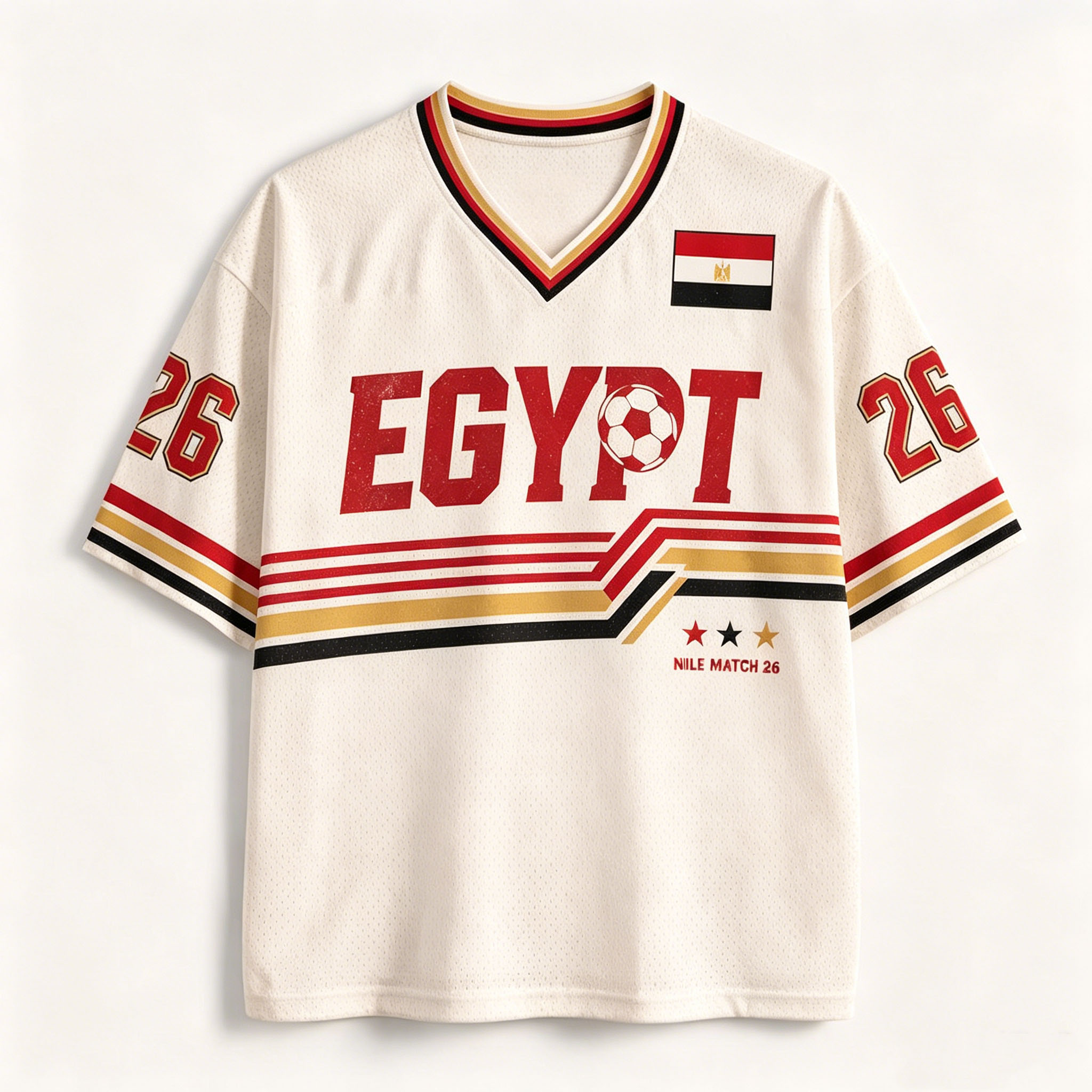 Maglia retrò Egitto 2026 con s - Street Fashion Egypt recensione e prezzo